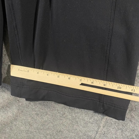 Lululemon Pants 2 Black High Rise Wide Leg Cropped Capri Athletic - Picture 8 of 9